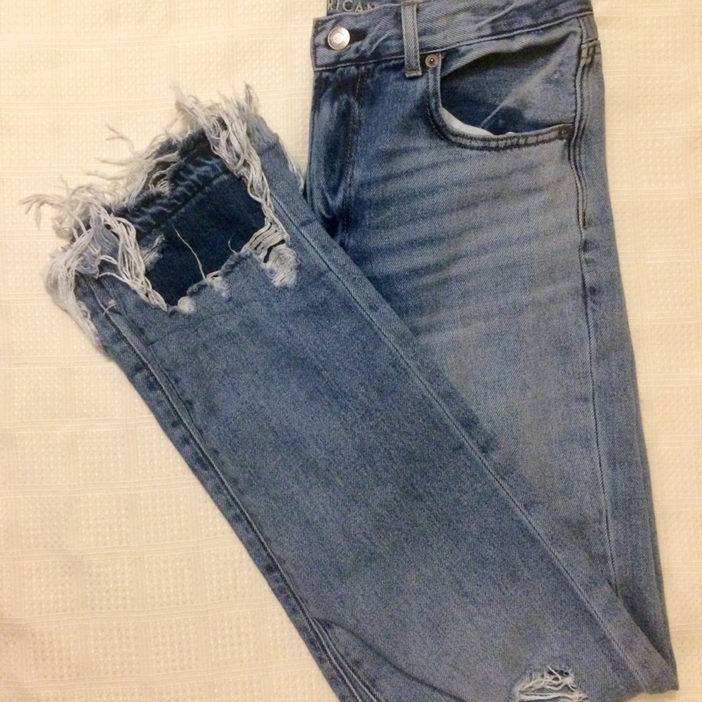 Ripped Skinny Jeans (Waist ~32/33in)